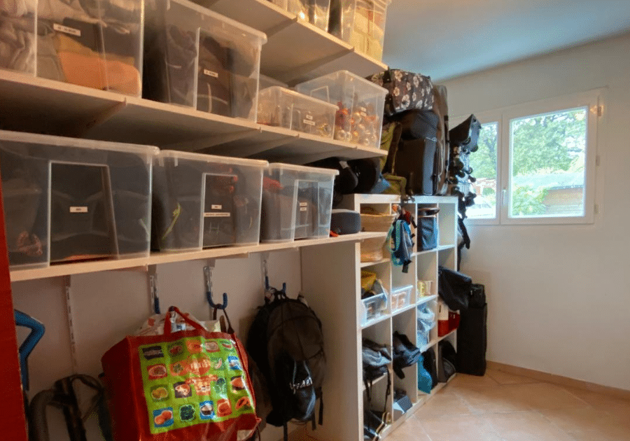 Rangement garage cellier